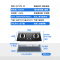 美的(Midea)台式嵌入式燃气灶双灶大火力灶具家用4.8kw猛火灶灶台双眼炉具煤气灶台嵌两用Q217B 天然气