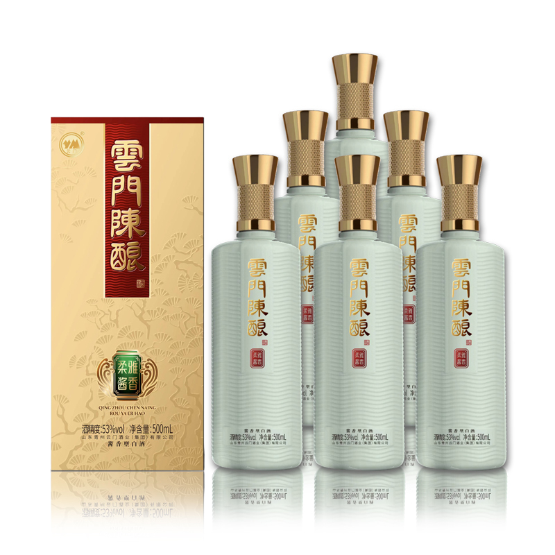 酒厂自营云门陈酿柔雅酱香53度酱香型整箱装