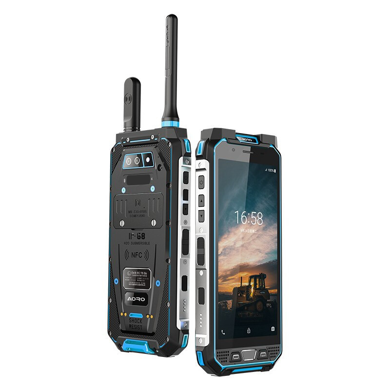遨游(AORO)M5-LTE5专网智能终端1.8G LTE专网防爆手机炼化厂石油化工厂可适配基站DMR-6+128G高清大图