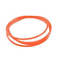 盛京联硕 高压气管PU弹簧软管 Φ10*6.5mm橙色12米带接头 根