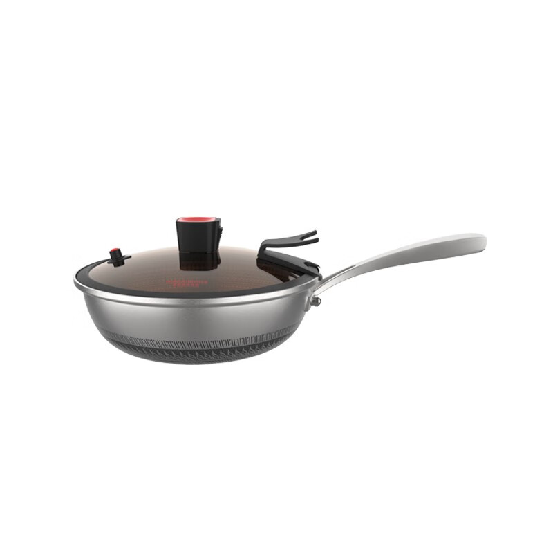 MACAIIROOS迈卡罗 微压316不锈钢炒锅MC-Y3062