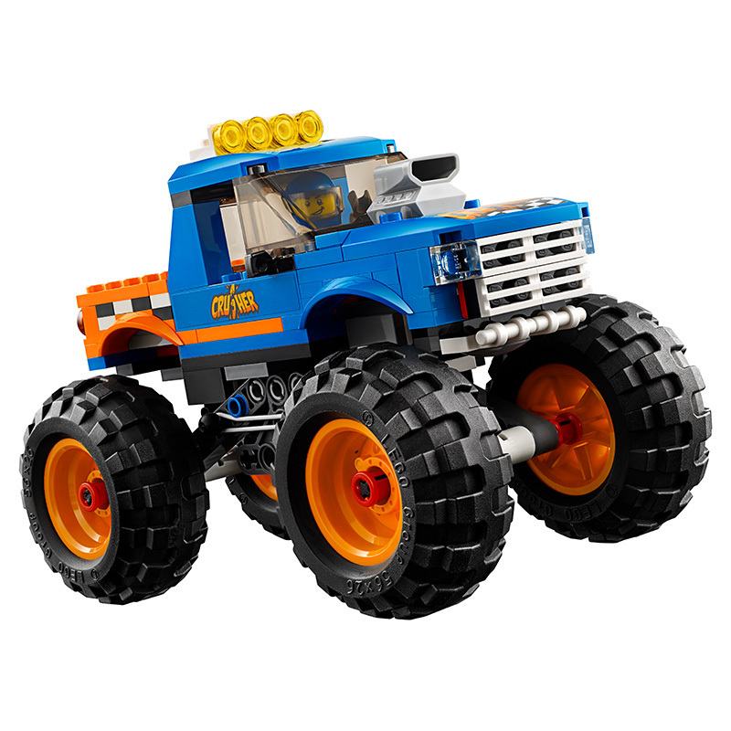 LEGO 乐高 City城市系列 巨轮越野车 LEGC60180 6-12岁 100-200块 塑料玩具
