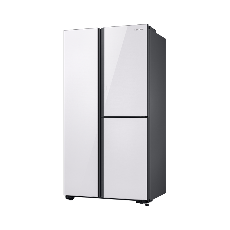 三星(SAMSUNG)RH62A50E71L/SC 648升金属匀冷 白色玻璃面板大容量风冷无霜对开三门双开门冰箱