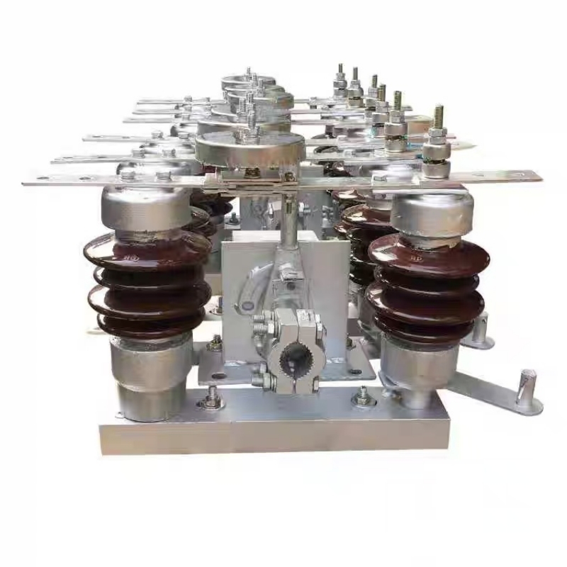 兴京阳 三级联动隔离开关 GW4-10KV 630A 组高清大图