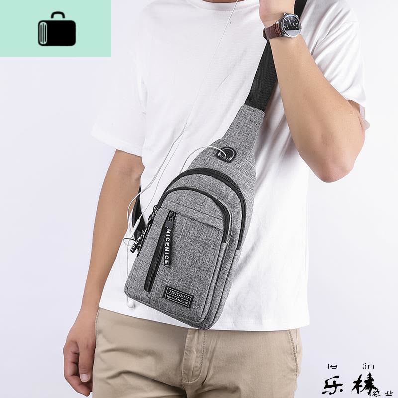 斜背包简约出方便携带包包手机帆布小背包手拎包小包运动包男士NEW LAKE男士手提包图片