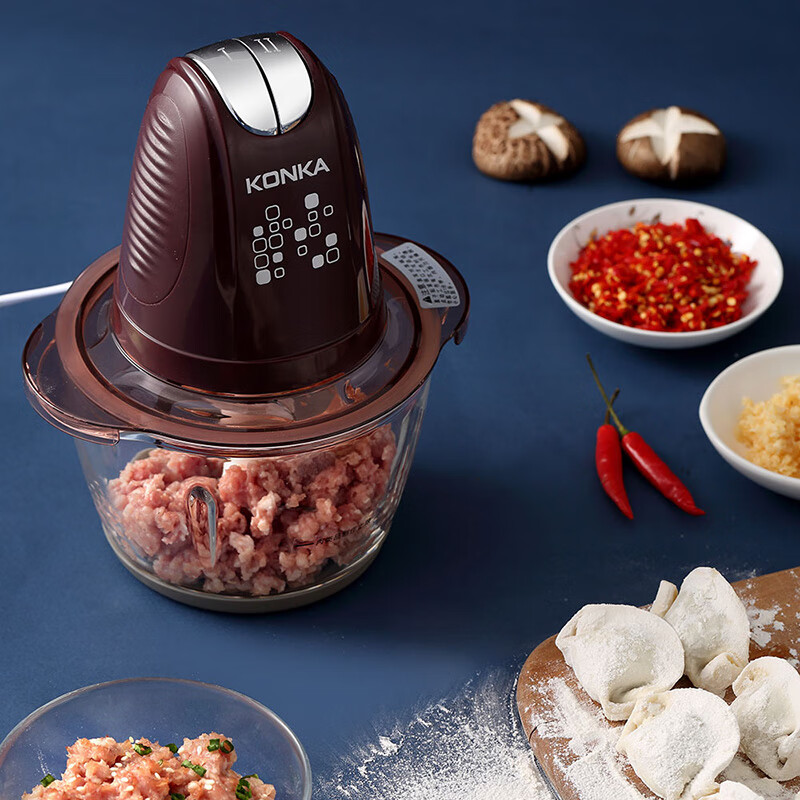 康佳(KONKA) 食品加工器绞肉机(红棕色) KGJR-151A高清大图