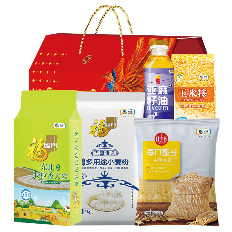 福临门 2024中粮家宴悦享伴手礼礼包D型 3120g+400ml (单位:盒)