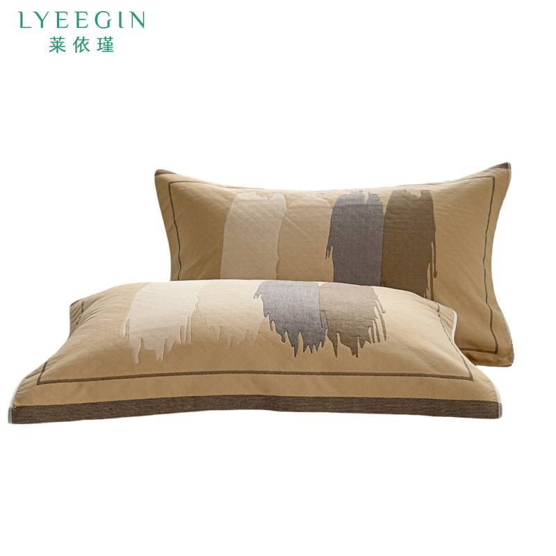 莱依瑾 纱布 枕巾 52*78cm/对高清大图