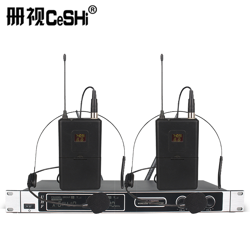 册视固U无线麦克风一拖二会议鹅颈式话筒GU-280套高清大图