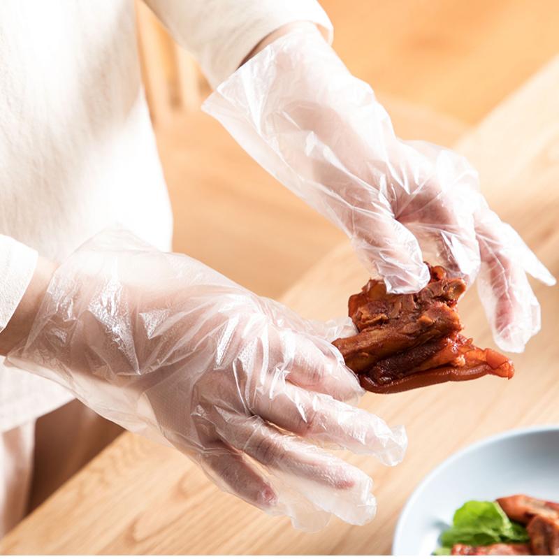 茶花 一次性PE手套(100只)/套高清大图