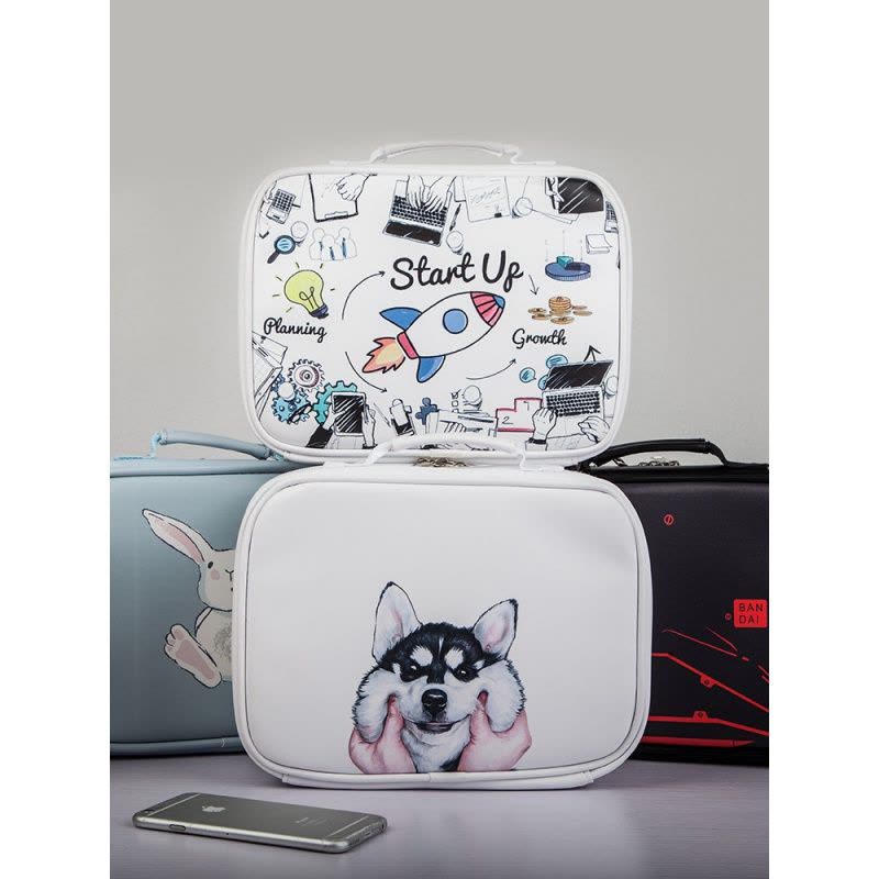 家柏饰(CORATED)数据线收纳包数码多功能移动硬盘电源包耳机线收纳充电宝袋保护套充电器switch整理包U盘便携包图片