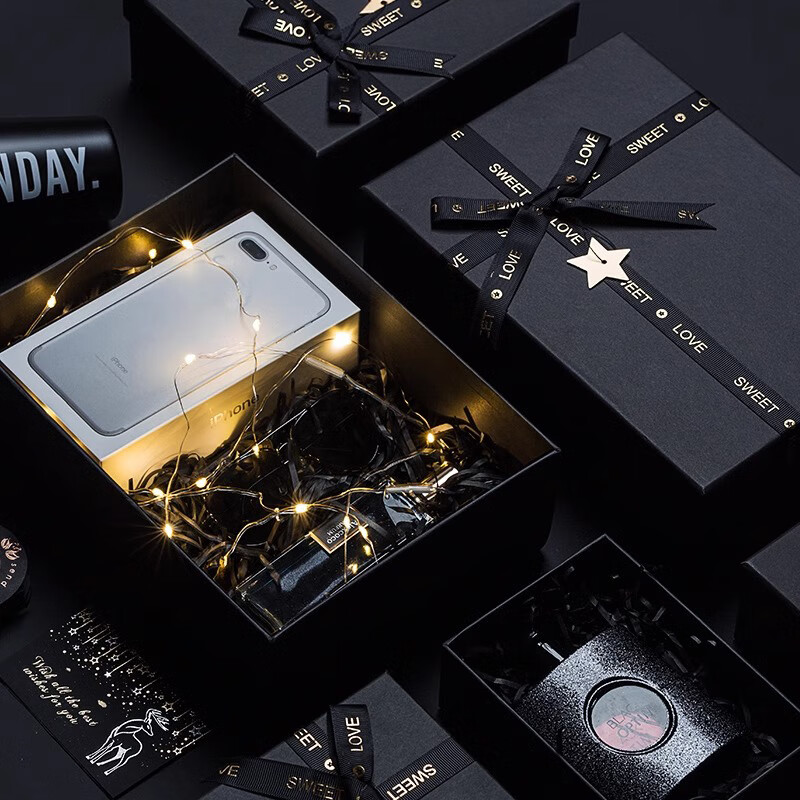 欧利文收纳纸箱高级感收纳礼品盒高清大图