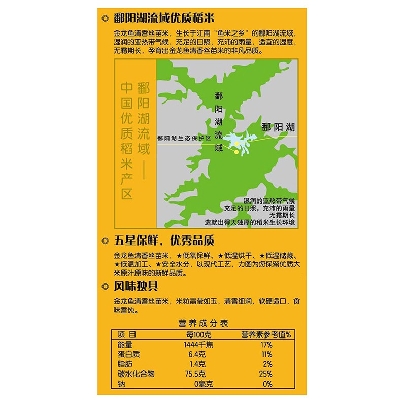 金龙鱼2.5KG清香丝苗米 (团购)