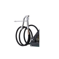 得力工具DL2600 脚踏式注油器6L脚踩式高压黄油机脚踏黄油枪注油机