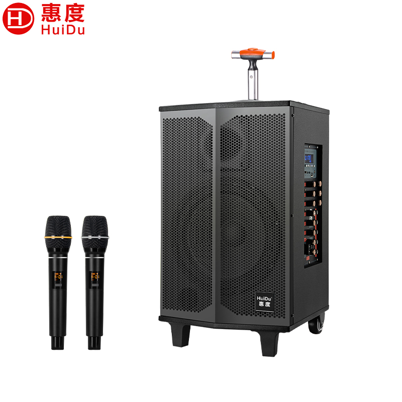 惠度(HuiDu)T-08L专业八寸大功率大声压户外拉杆音响带电池话筒(销售单位:台)高清大图