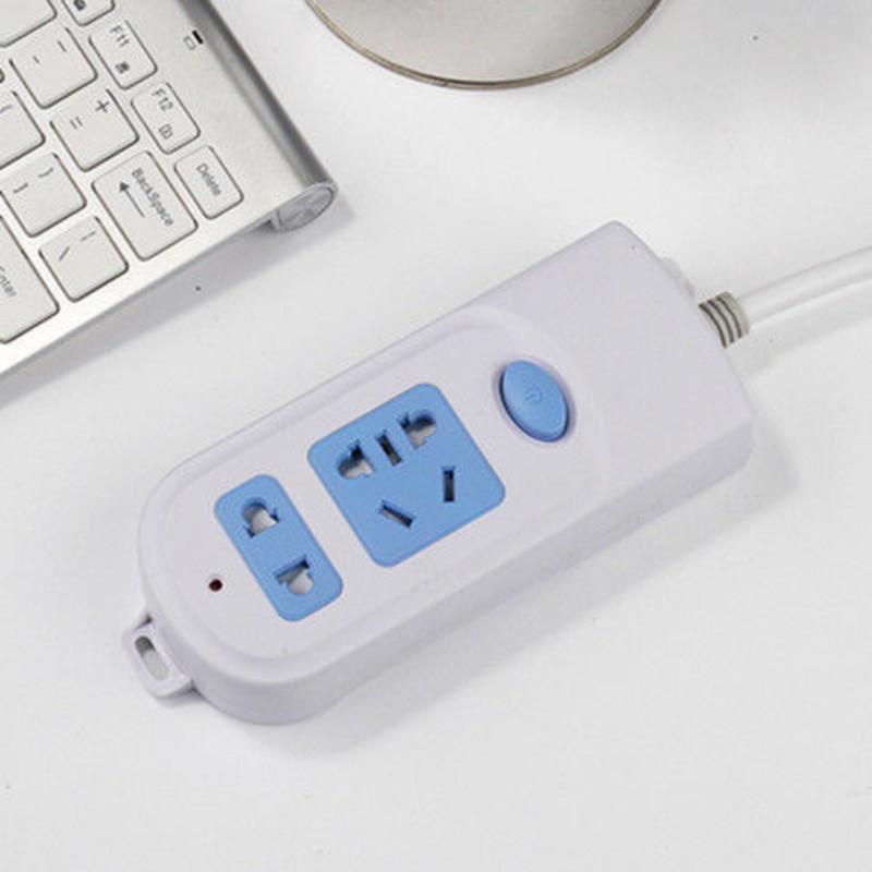 带开关插座多孔面板插板插排家用多功能拖接插线板长线无线插 7孔1804