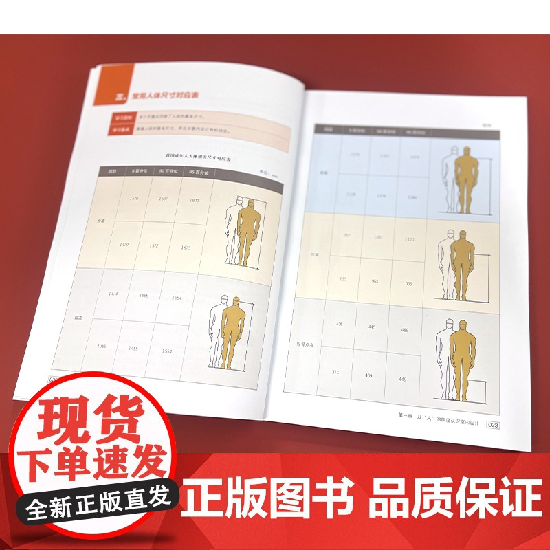 设计必修课 室内设计与人体工程学 第二版 详解7大空间人体工程学尺寸 餐饮空间设计 商业购物与视听空间设计 室内设计专业