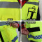 君灵景天 反光背心马甲牛津布晶格反光条交通施工警示服执勤马夹反光衣 牛津布 165