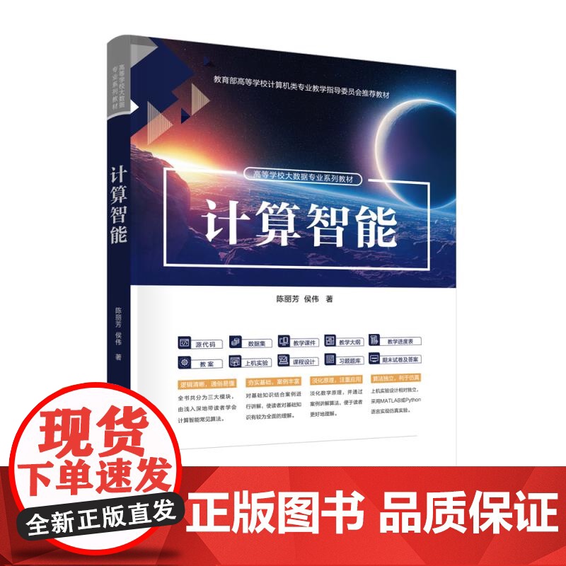 [正版新书]计算智能 陈丽芳 侯伟 清华大学出版社 计算智能,人工智能,大数据高清大图