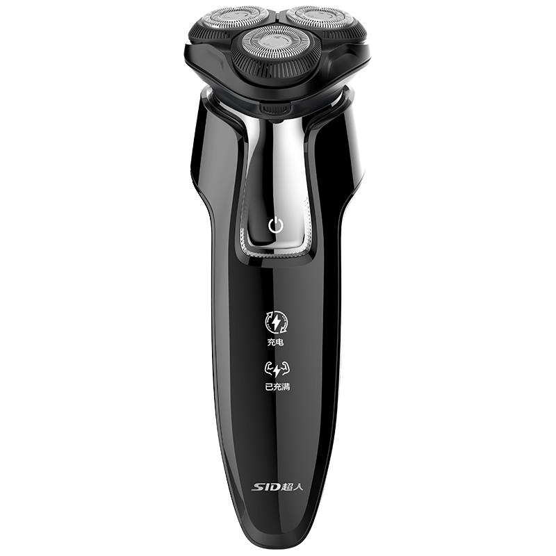 超人(SID) RS7360(黑)男士电动剃须刀 电动刮胡刀男士车载充电式便携剃胡须子刀高清大图