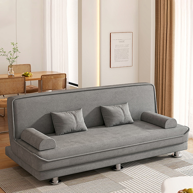 时光旧巷沙发客厅小户型出租房双人布艺沙发卧室可折叠两用沙发床