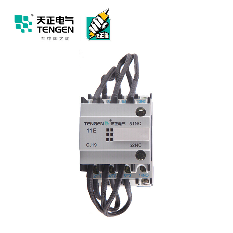 天正电气 CJ19 380V AC 1NO+1NC 17A 02010020019电容接触器
