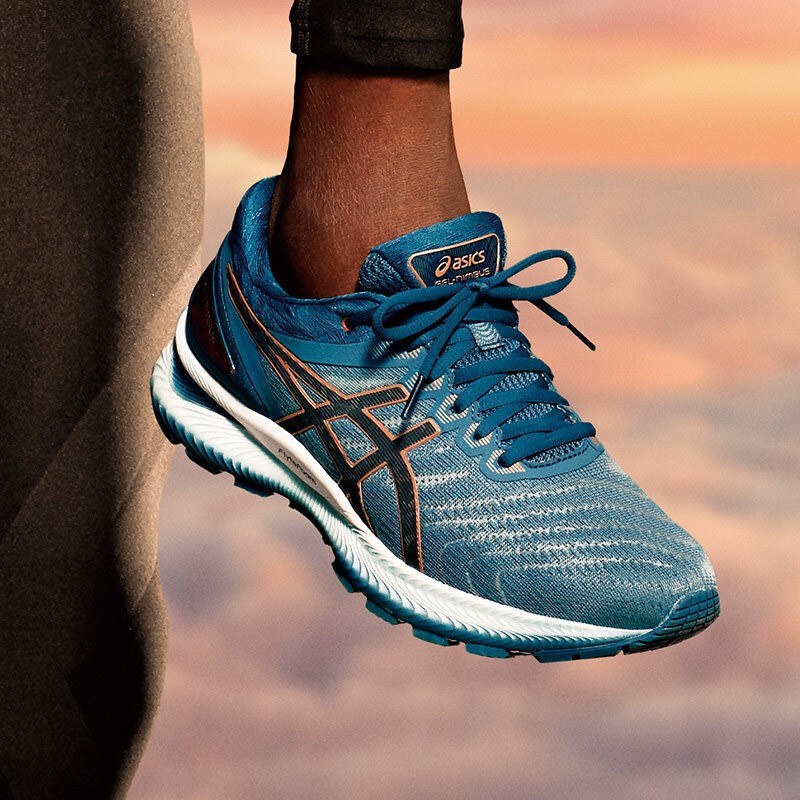 asics亚瑟士2020春夏男跑步鞋缓震运动鞋透气跑鞋gelnimbus22
