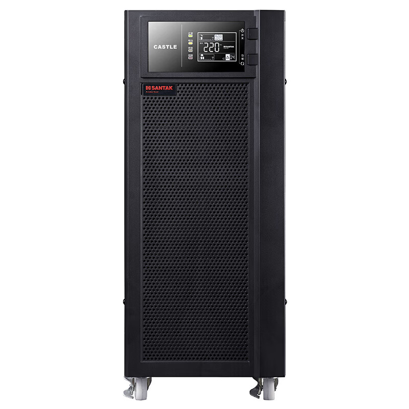 山特3C20KS三进单出UPS不间断电源外接120块120AH电池20KVA/18KW续航8小时主机及电池整体安装及调试高清大图