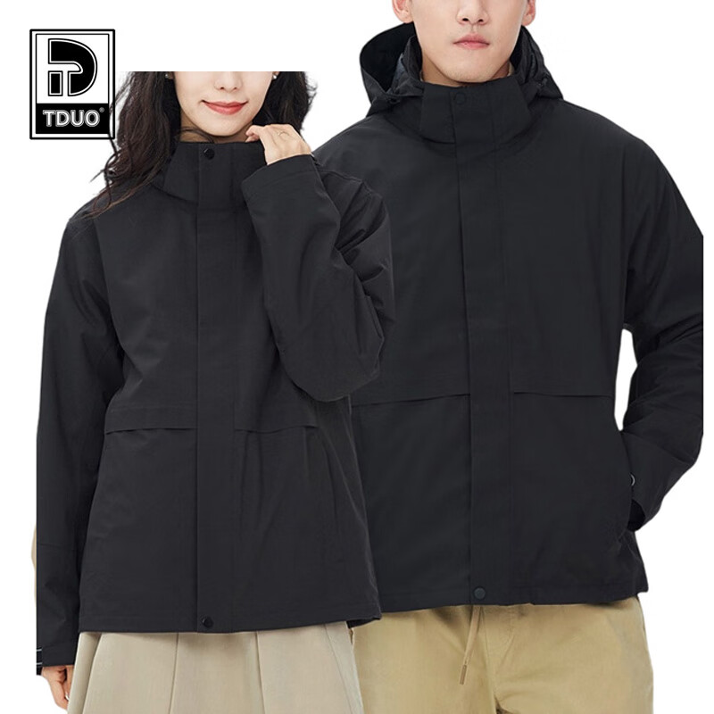 Tduo运动冲锋夹克式抓绒/羽绒防寒服 Z12 套高清大图