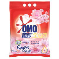 奥妙(OMO) 全自动无磷洗衣粉1.7kg 含金纺馨香精华 淡雅樱花(新老包装随机发货)[联合利华]