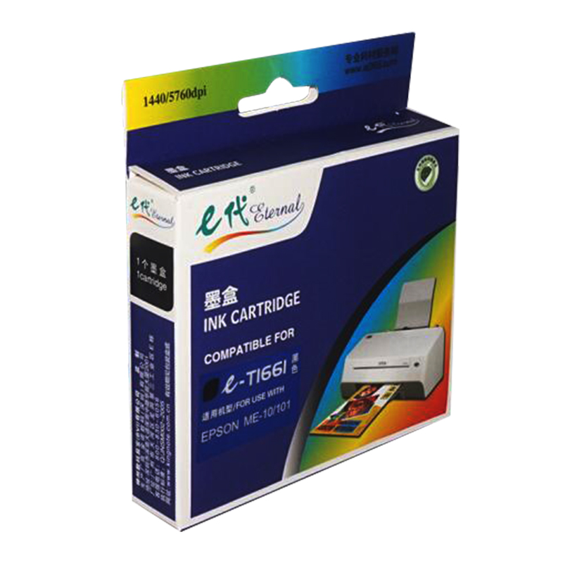 e代经典 T1661BK墨盒黑色 适用爱普生EPSON ME-10/ME-101打印机高清大图