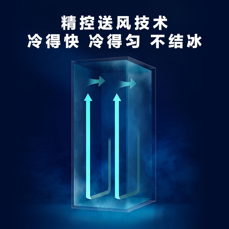 当季新品 海尔展示柜风冷无霜一级能效冷藏保鲜柜立式透明玻璃门便利店超市啤酒饮料柜商用展示冰箱