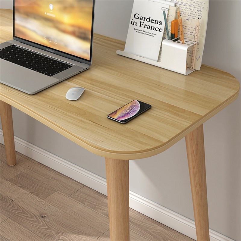 闪电客日式书桌80cm1米12米电脑桌北欧简约写字学习桌子