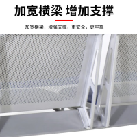 洛来宝 加厚连排椅机场椅银行车站等候椅公共座椅医院候诊椅输液椅四人位