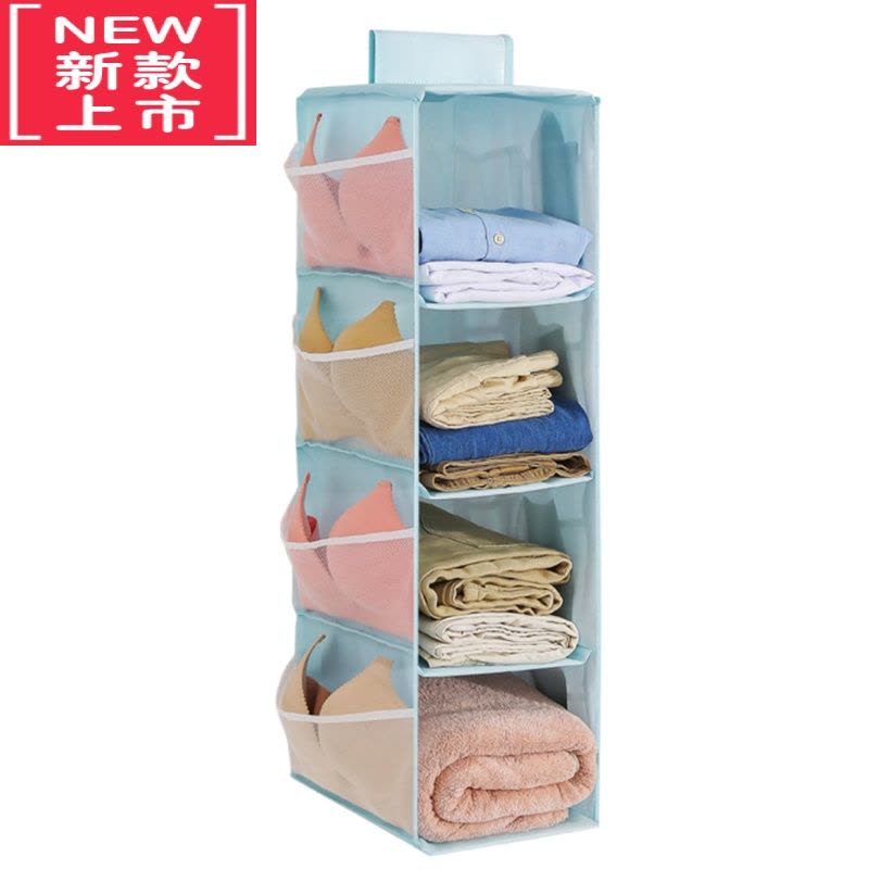 可莉允衣柜收纳挂袋悬挂式分层牛津布艺宿舍衣橱包包内衣裤整理器挂兜图片