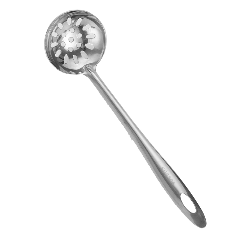 橙亿鸿 304不锈钢长柄汤勺+漏勺 二件套/个高清大图