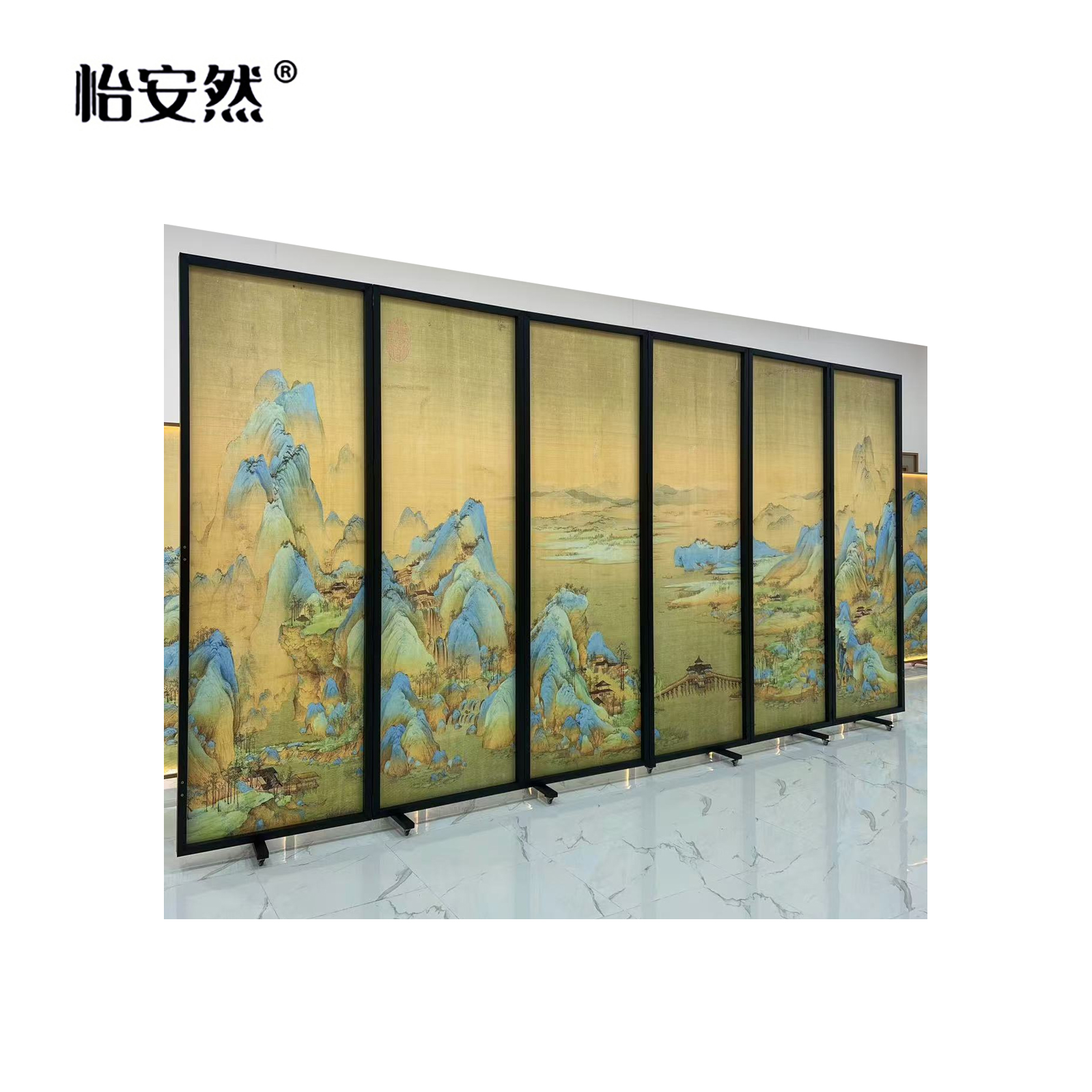 怡安然 铝合金隔离围挡 0.9*2m 片高清大图