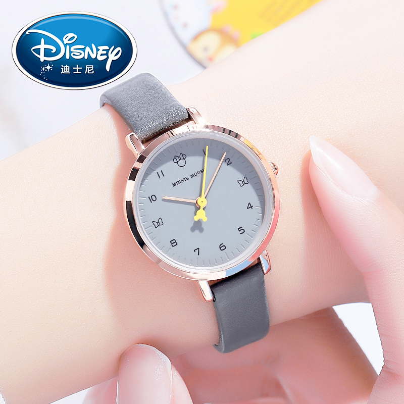 迪士尼手表女款学生中学生高中生初中生初高中小巧精致小众轻奢儿童