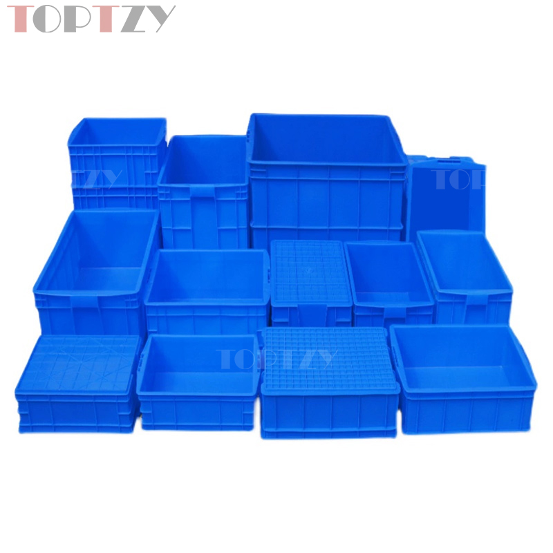 toptzy TZ5071723 塑料周转箱长方形物流物料配件收纳储物箱 660*480*410高清大图