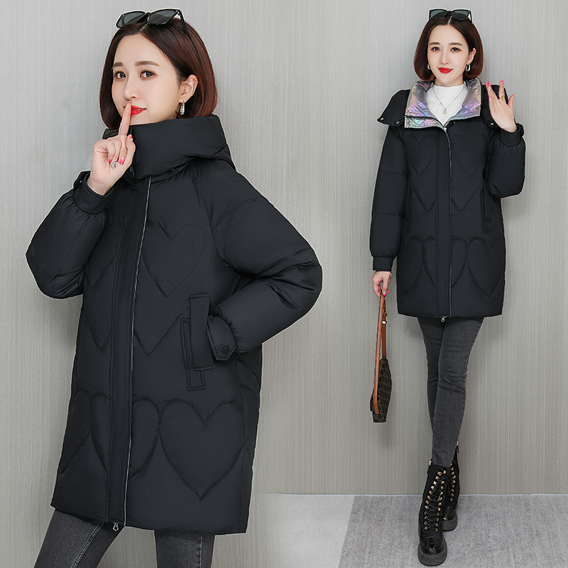 免费试穿 2024冬季雪中鹅羽绒服女新中长款小个子连帽时尚休闲白鸭绒品牌外套羽绒服女冬季中长款时尚连帽洋气修身大码外套 8826黑色青年款 3XL适合150-170斤