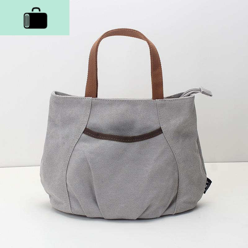 原创新款夏季小包包女士帆布包文艺手提布包妈咪时尚手拎小布包new