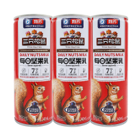 三只松鼠坚果乳礼盒坚果及果仁组合饮品早餐奶饮料坚果乳240ml*3罐