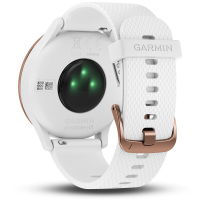 佳明（GARMIN）迪丽热巴同款 vivomove hr 玫瑰金 心率运动健康30防水智能通知指针隐藏式触摸屏智能手表 运动版M号