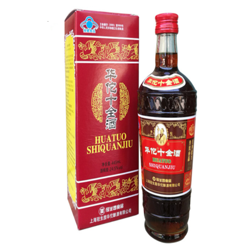 华佗十全酒 24.5度 445ml*12瓶 整箱装高清大图