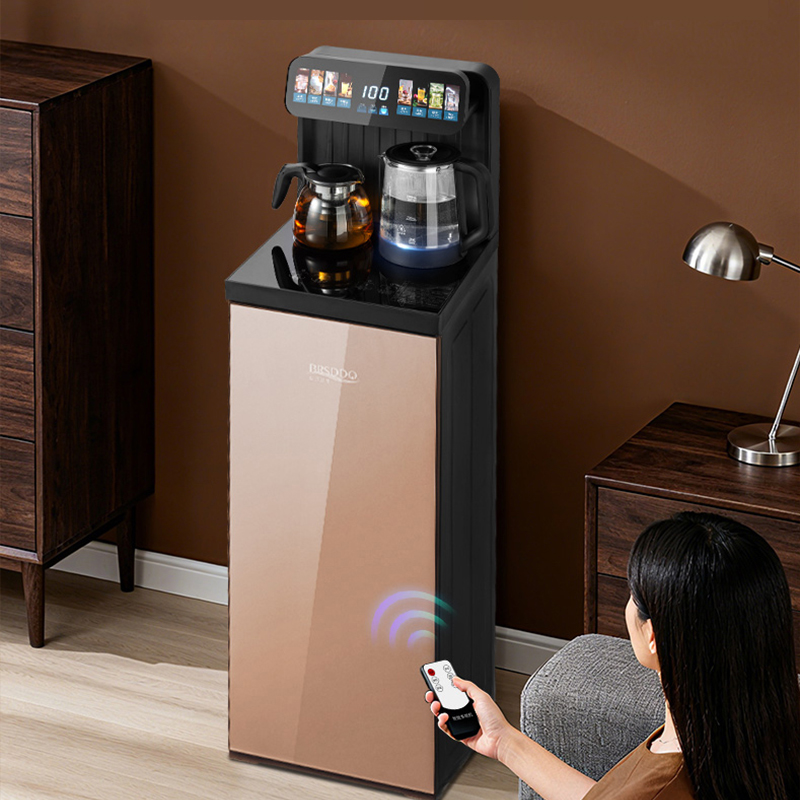 荣事达茶吧机智能立式饮水机家用下置水桶制热多功能遥控饮水机CY1820高清大图