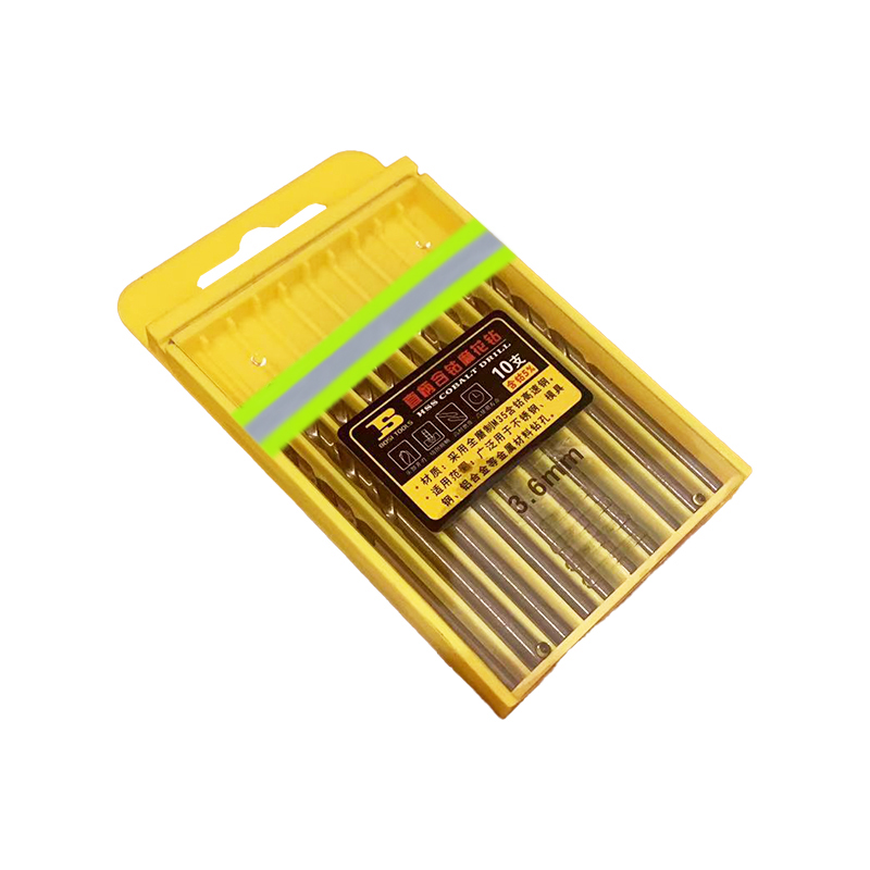 波斯(BOSI) 荧光系列直柄含钴麻花钻 3.6mm/10支 盒高清大图