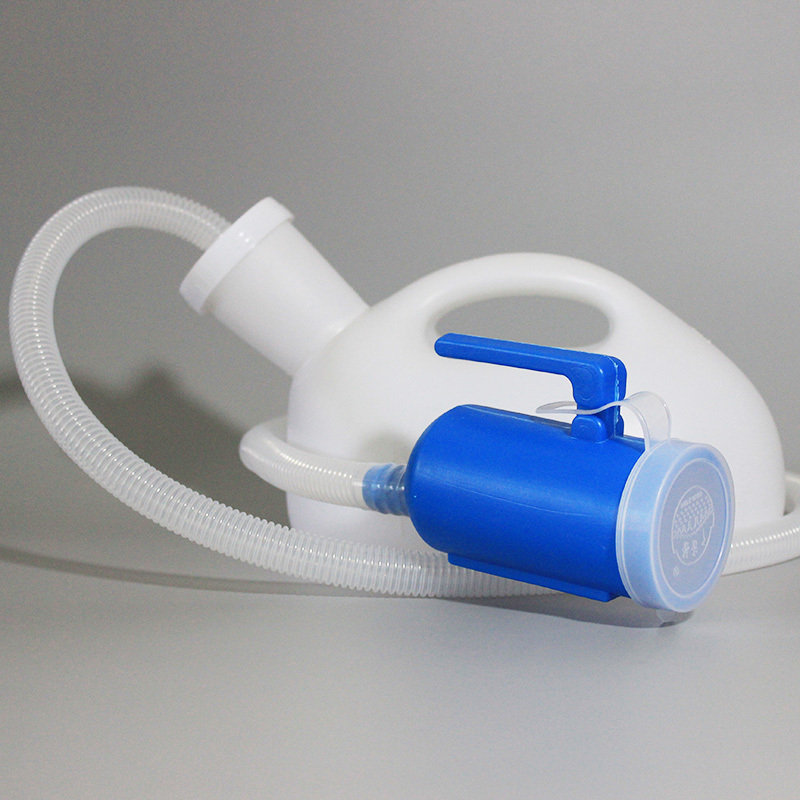 加厚带管闪电客老人尿壶男用夜壶卧床病人带盖防漏小便壶成人接尿器