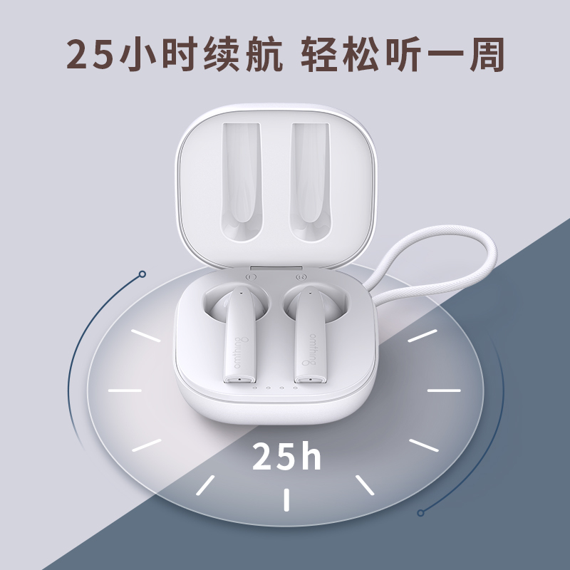 1MORE/万魔 小方盒真无线蓝牙耳机 入耳式TWS耳机运动跑步 黑色耳机