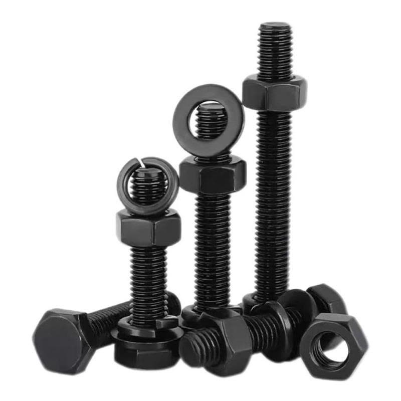 嘉众忆 4.8级外六角螺栓装 JZY-004 18*200mm[螺栓+螺母+平弹垫] /套图片