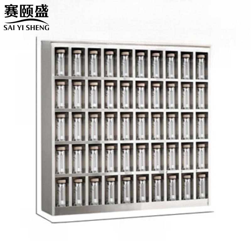 赛颐盛无门款水杯柜50格1500*1500*250mm(304)台高清大图